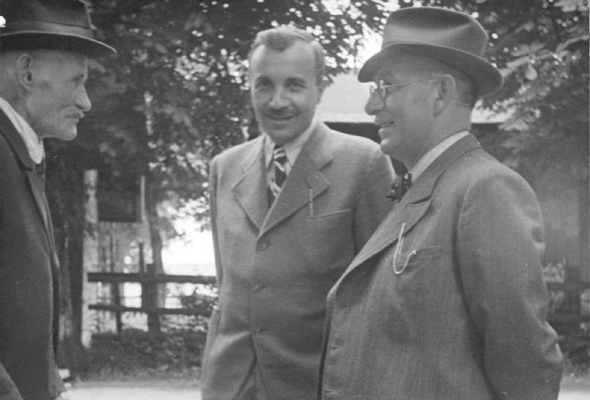 Zdeněk Rón s prof. Jílkem-Oberpfalcrem
